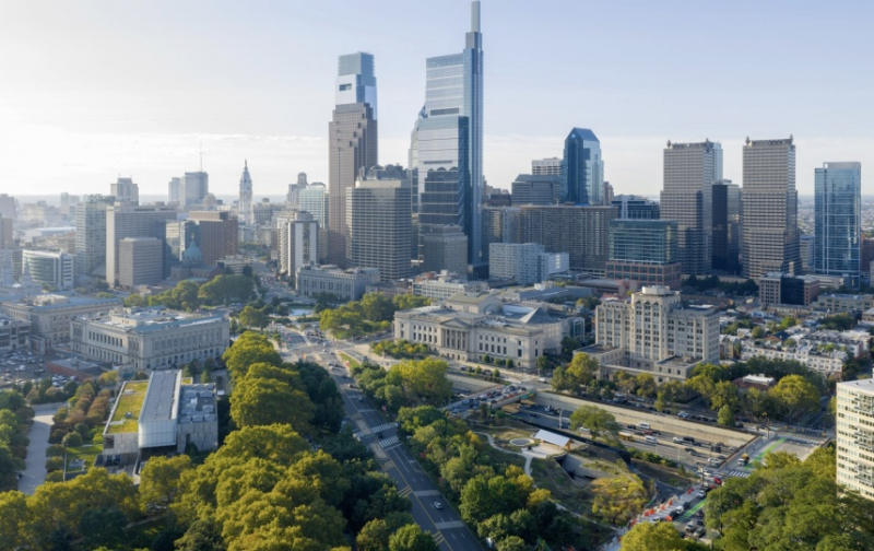 Herzog & de Meuron и Пит Удольф завершили проект арт-центра с садом в Филадельфии