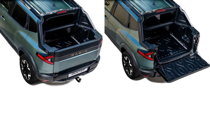 Ящик вместо багажника: новый Duster превратился в странный мини-пикапчик