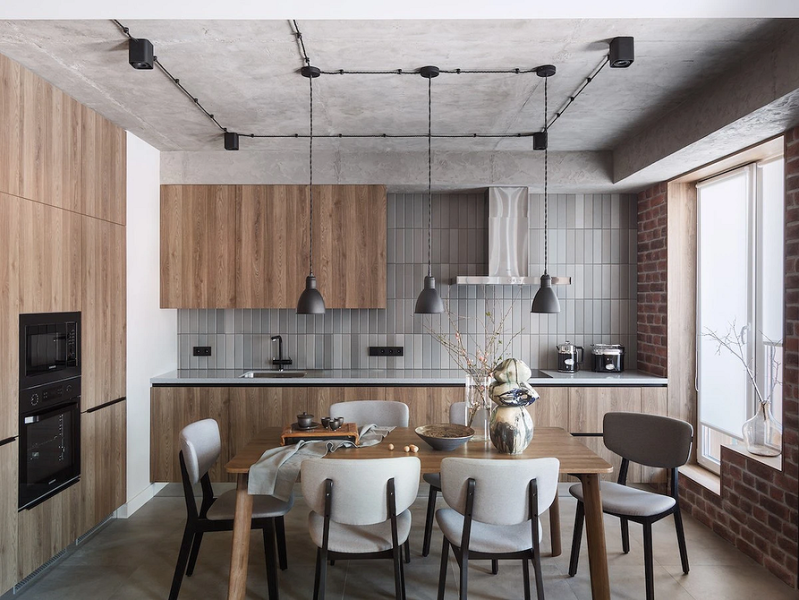 Какой потолок сделать на кухне: 7 практичных вариантов и 80 фотопримеров