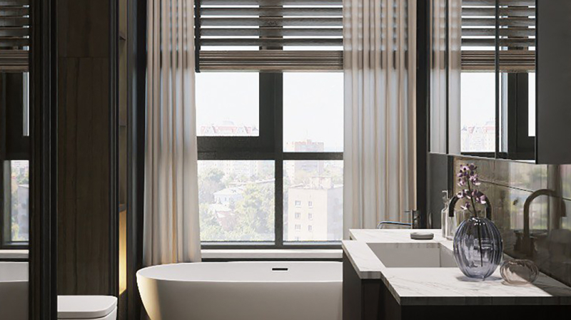 Лечь в ванну и посмотреть в окно: как это устроить