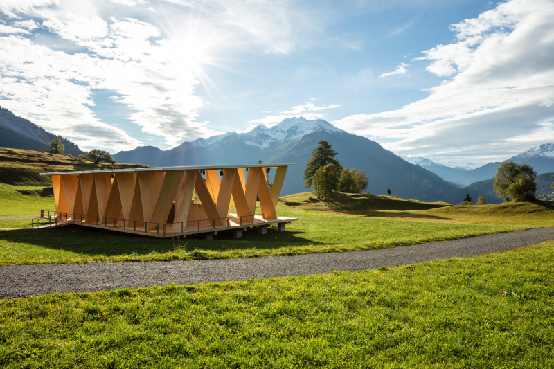 Театр под открытым небом в городе Ланч-Ленц, Швейцария