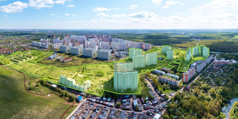 В Подмосковье выставили на торги заброшенный жилой микрорайон