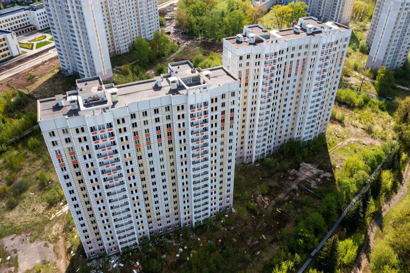 В Подмосковье выставили на торги заброшенный жилой микрорайон
