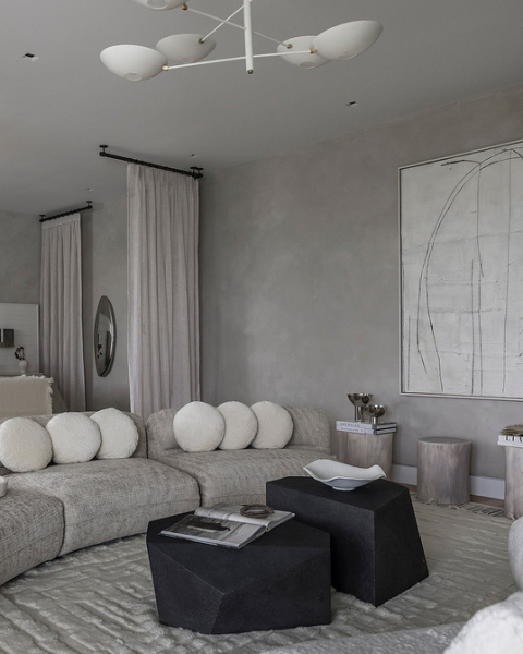 Жидкие обои в интерьере: плюсы и минусы, советы по применению (57 фото)