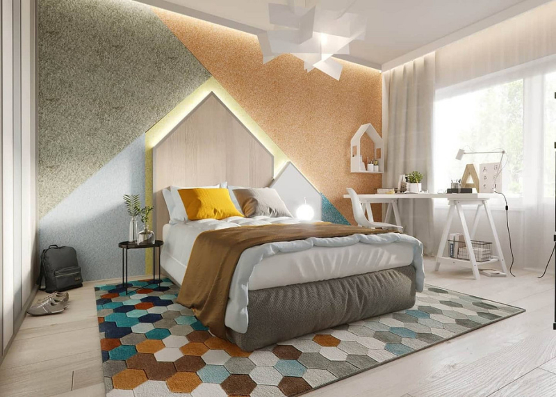 Жидкие обои в интерьере: плюсы и минусы, советы по применению (57 фото)