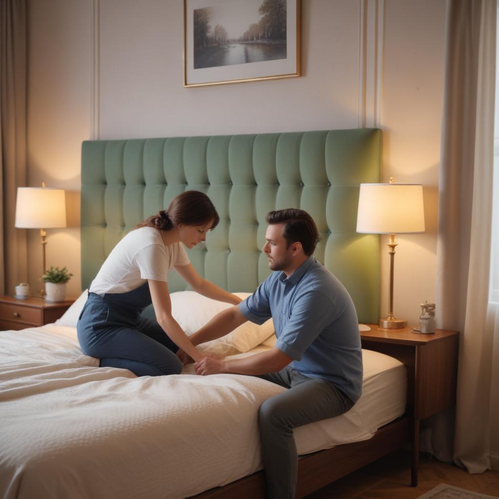 Перетяжка изголовья кровати ориентировочная цена от 8600 рублей - изображение 2