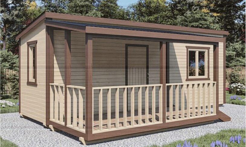 Бытовки со сборкой на участке в Москве.