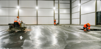 Бетонные полы с топпингом под ключ: что влияет на стоимость за квадратный метр