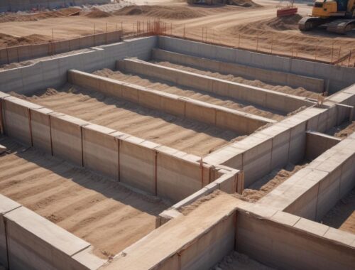 Монолитный ленточный фундамент для дома под ключ: цена 4500 за м3