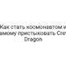 Как стать космонавтом и самому пристыковать Crew Dragon