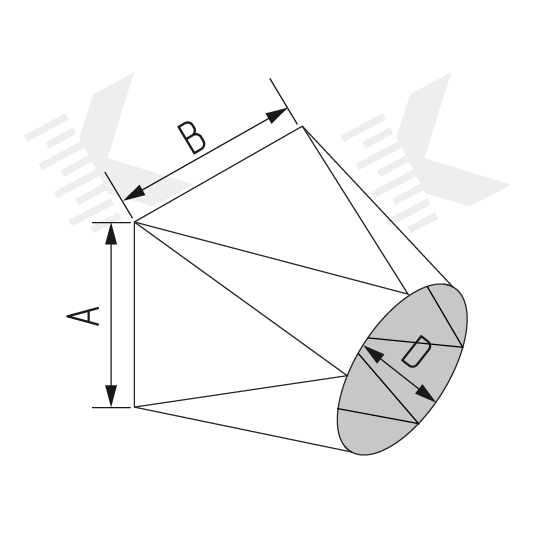 Переход с круглого на прямоугольный воздуховод