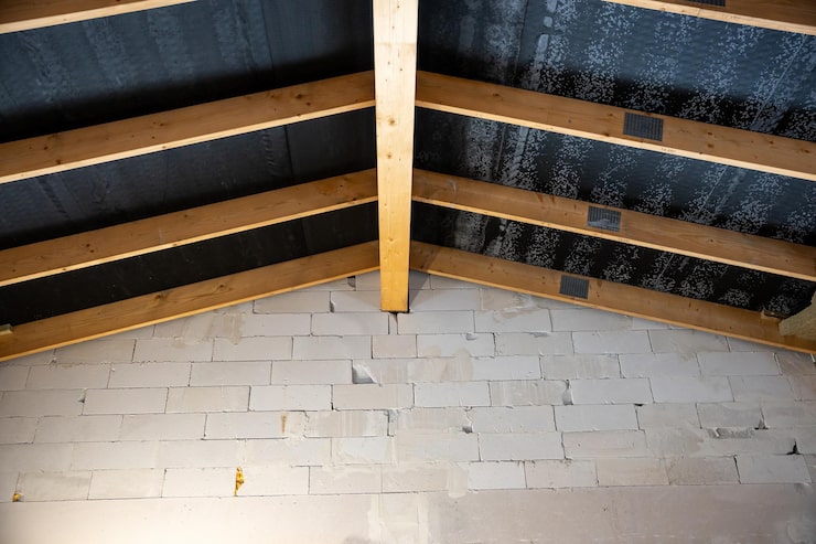 Утепление кровли плоской изнутри минватой на клею