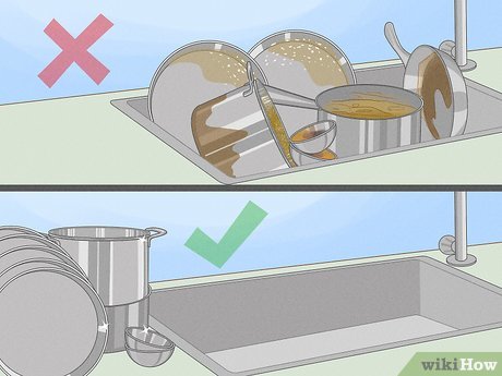 Step 3 Не оставляйте грязную.