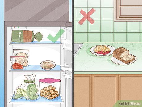 Step 4 Спрячьте всю еду.