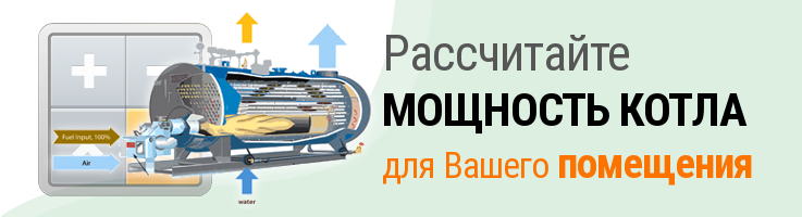 Расчет мощности котла для помещения